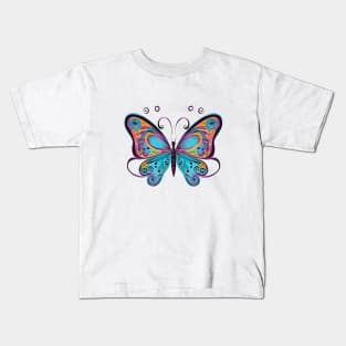 Artistic Flutterflies Kids T-Shirt